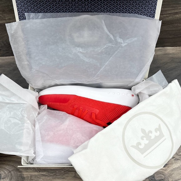 NIB Peter Millar Hyperlight Glide Sneaker US 8 EU 39 Red Womens - Picture 10 of 12